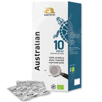 Australian Espresso pods Decaf Roast 18 stuks