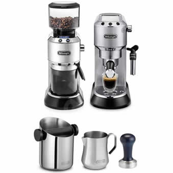 De'Longhi Dedica Barista Perfecta pack EC685MPACK Zilver Espressoapparaat