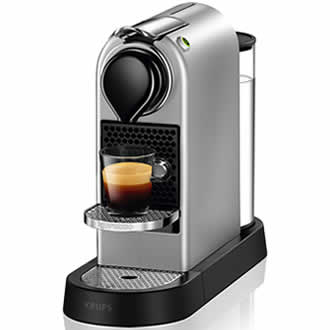 Krups Nespresso CitiZ XN741B Zilver