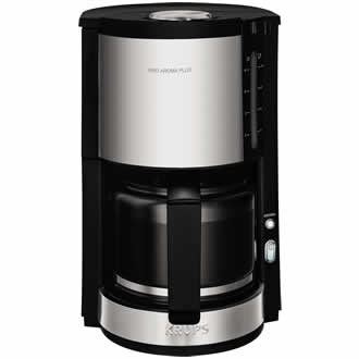 Krups ProAroma Plus KM3210 Zilver/Zwart Koffiezetapparaat