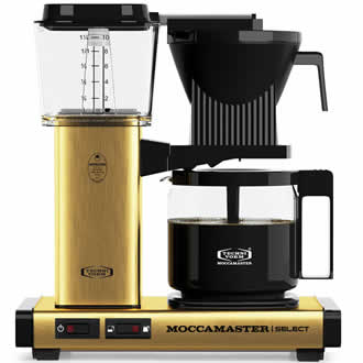 Moccamaster KBG Select Brushed Brass Koffiezetapparaat