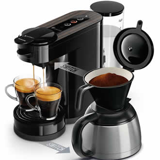 Philips Senseo® Switch HD6596/20 Hout limited edition