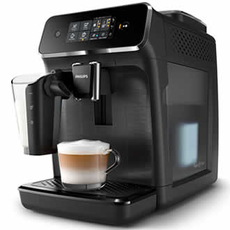 Philips Series 2200 EP2230/10 Mat Zwart/RVS Espressomachine