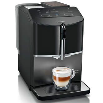 Siemens EQ.300 extraKlasse TF305EF9 Piano Zwart/Inox Espressomachine