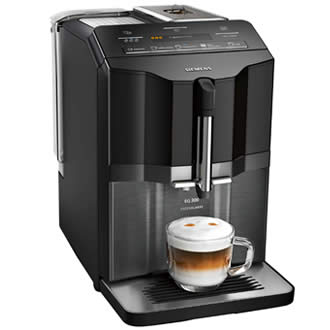 Siemens EQ.300 extraKlasse TI355F09DE Zwart/Inox Espressomachine