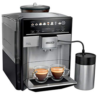 Siemens EQ.6 plus extraKlasse TE657F03DE RVS Espressomachine