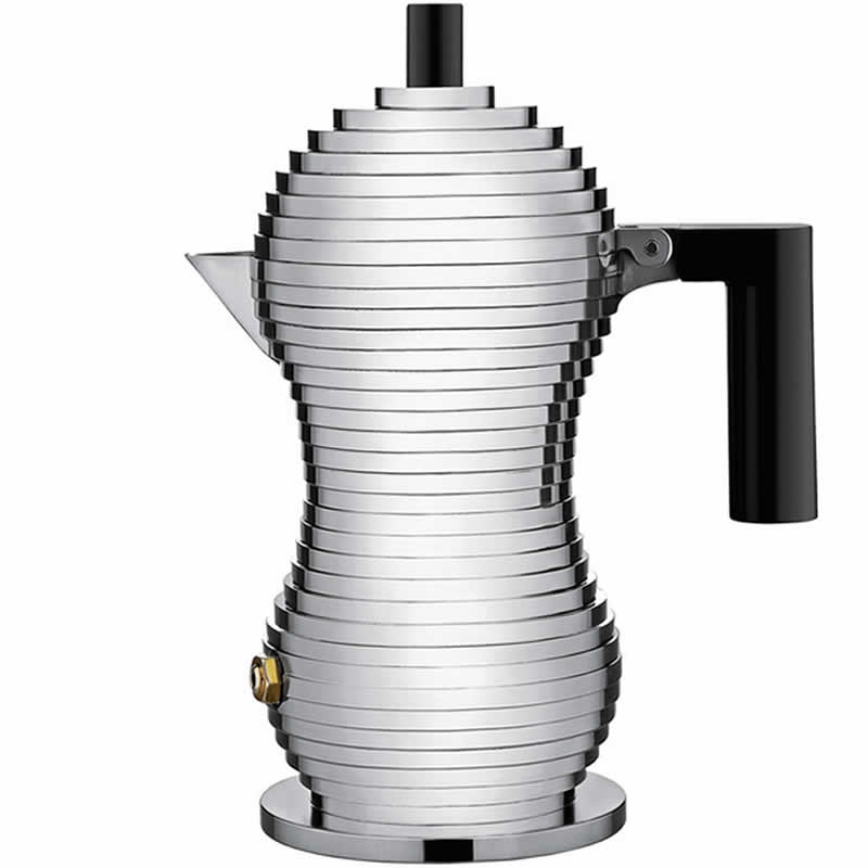 Alessi Pulcina Percolator 1-kops MDL02/1 B Zwart