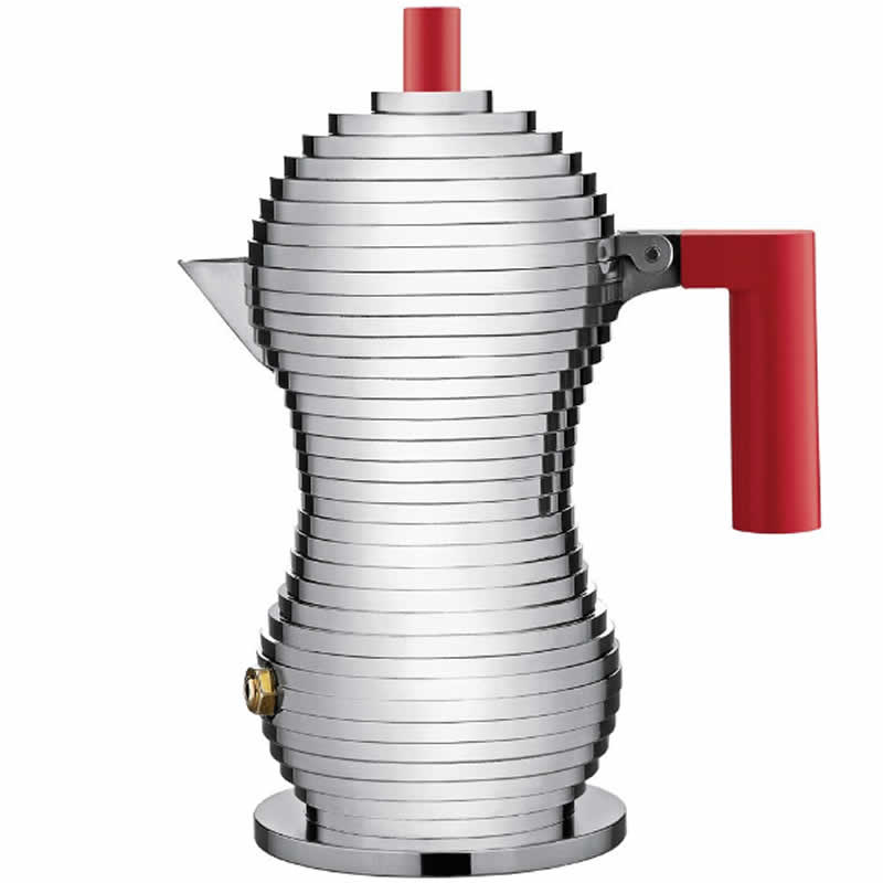Alessi Pulcina Percolator 1-kops MDL02/1 R Rood