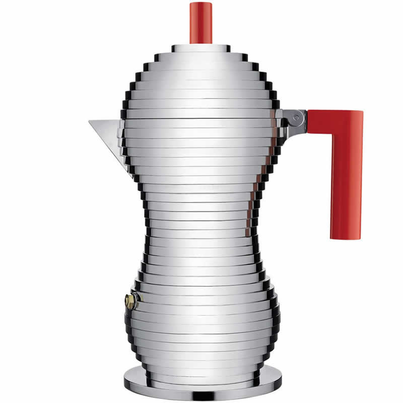 Alessi Pulcina Percolator 6-kops MDL02/6 R Rood