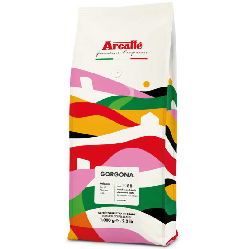 Arcaff&egrave; Gorgona 1kg koffiebonen