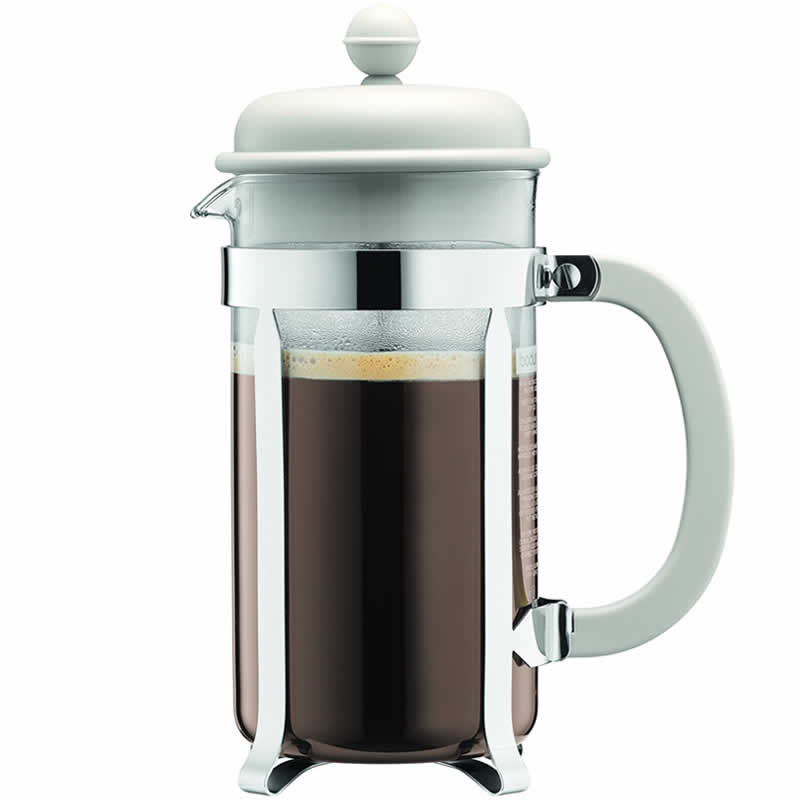 Bodum Caffettiera Cafetière 8 kops 1 Liter Wit