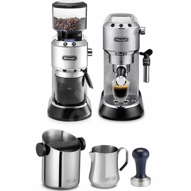 De'Longhi Dedica Barista Perfecta pack EC685MPACK Zilver Espressoapparaat