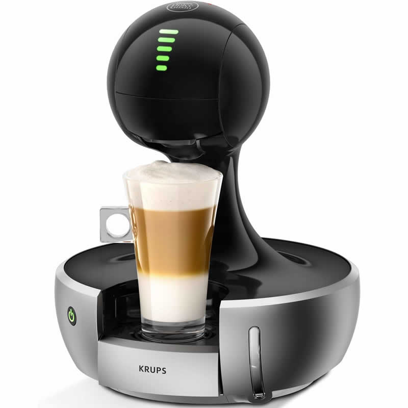 Krups Nescafé® Dolce Gusto® Drop KP350B Piano Black and Silver