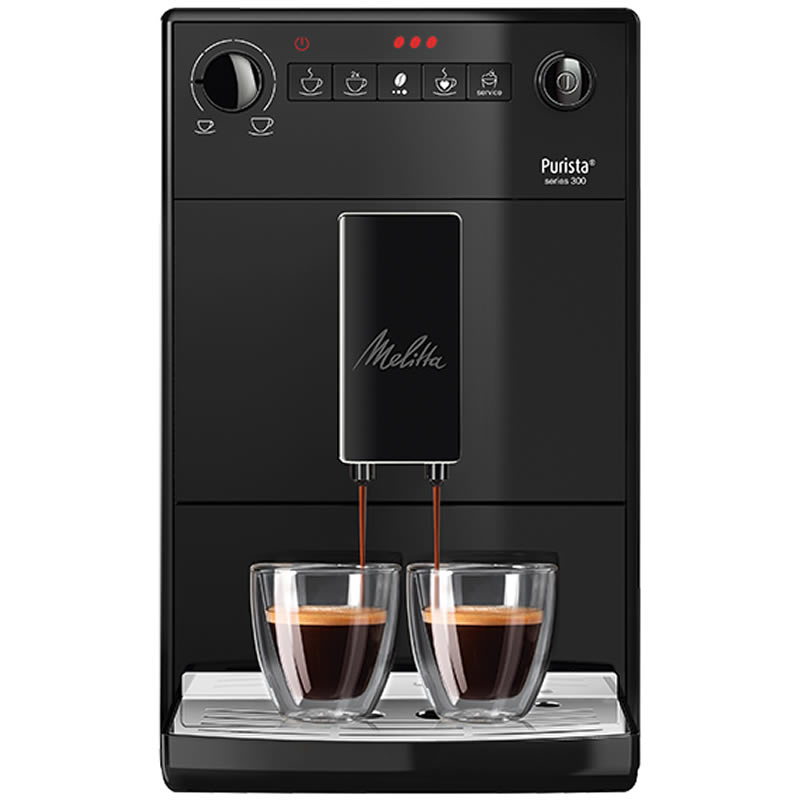 Melitta Purista Puur Zwart Espressomachine