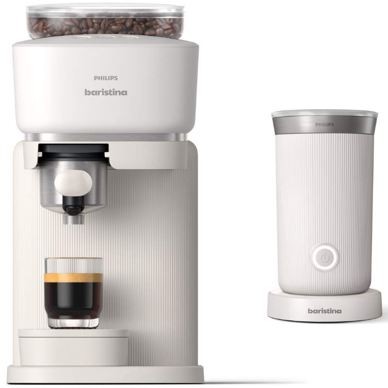 Philips Baristina BAR303/00 Wit Espressomachine met Melkopschuimer