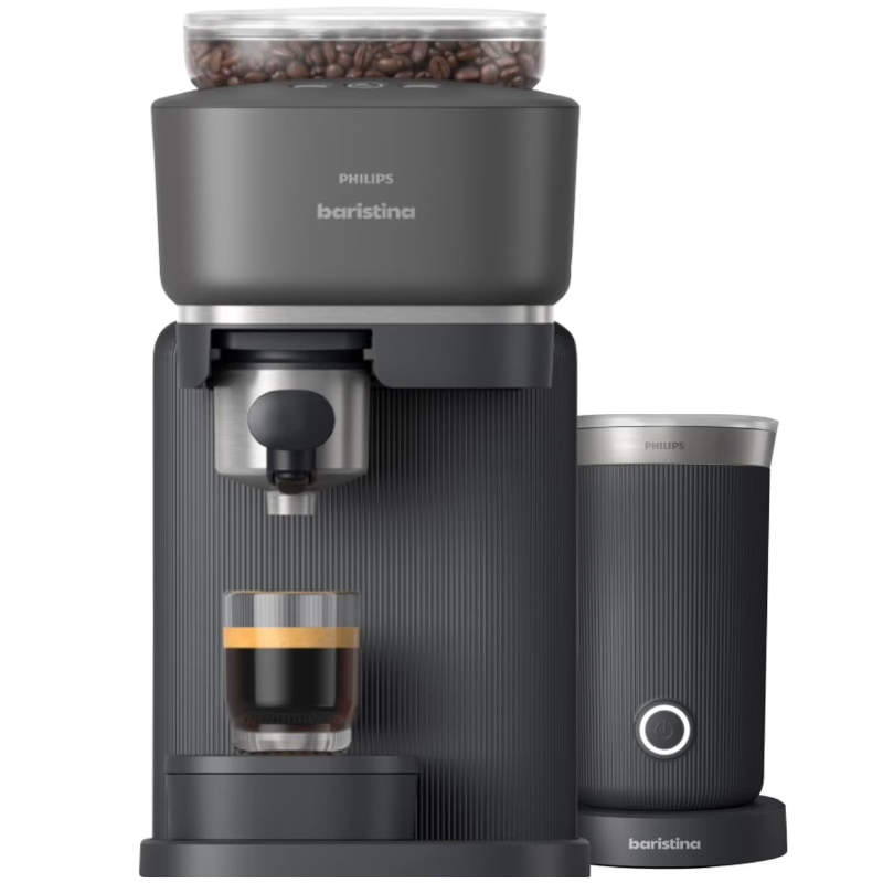 Philips Baristina BAR303/60 Zwart Espressomachine met Melkopschuimer