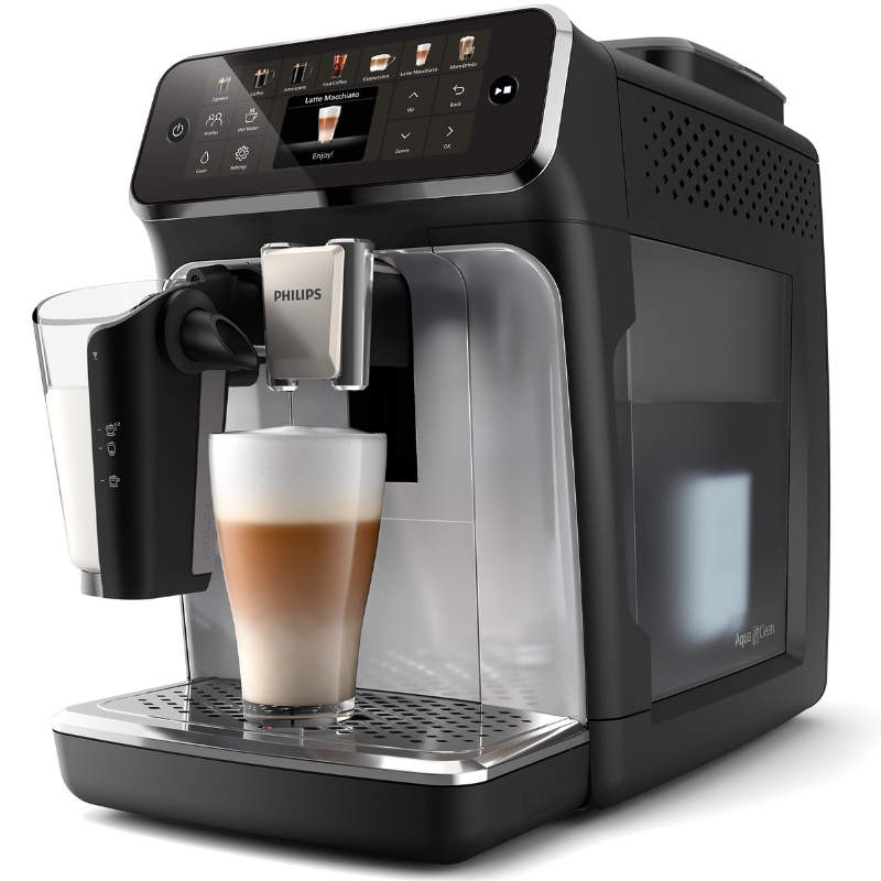 Philips Series 4400 EP4446/70 Zwart/Zilver Espressomachine