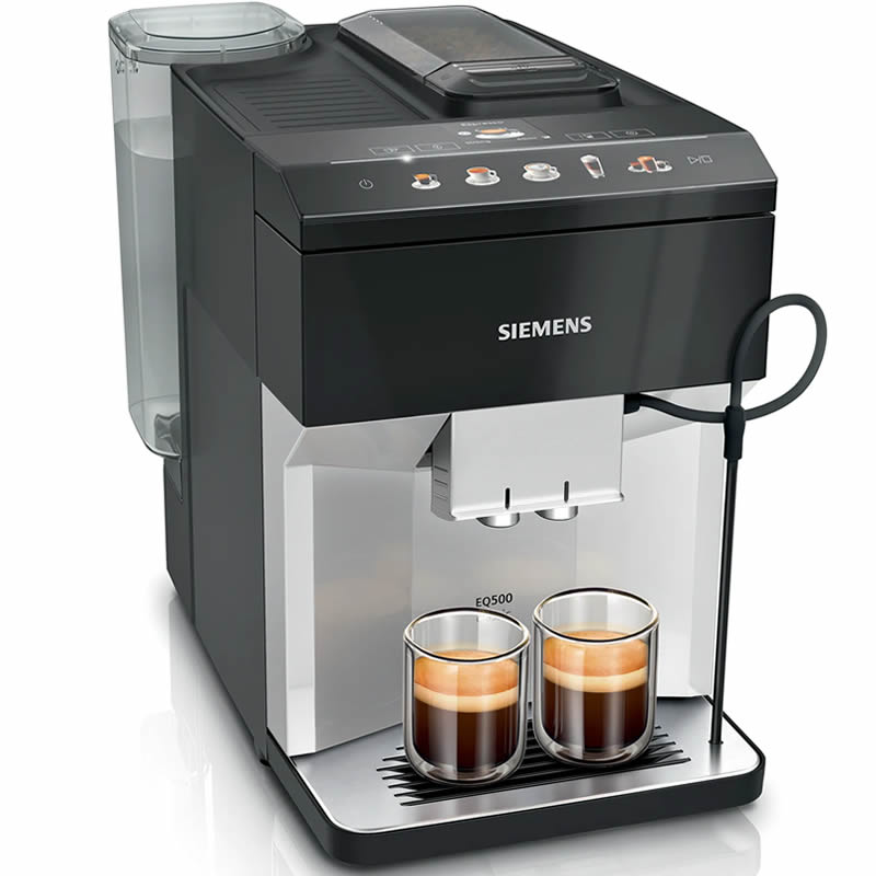 Siemens EQ.500 classic TP515R01 Licht Zilver/Piano Zwart volautomaat Espressomachine